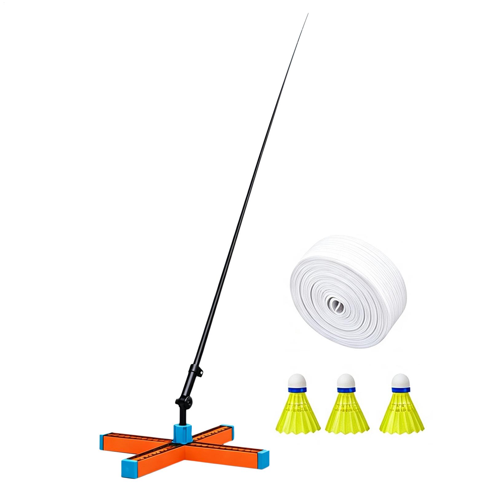 Badminton Rebound Trainer - جهاز تدريب الريشة الطائرة الفردي المحمول