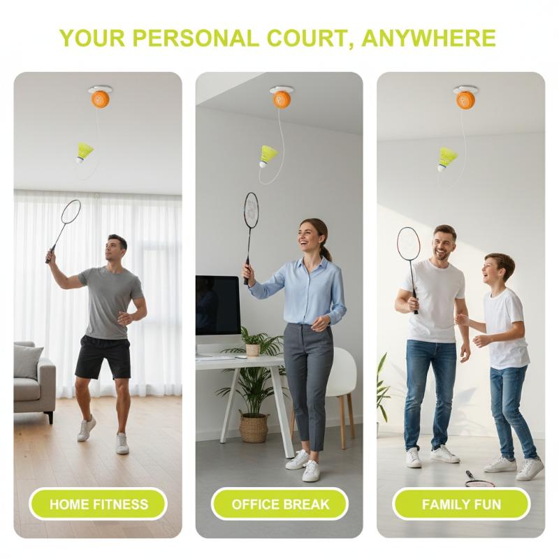 أداة تدريب البادمنتون الأوتوما - مراجعة Badminton Rebound Trainer وسعره