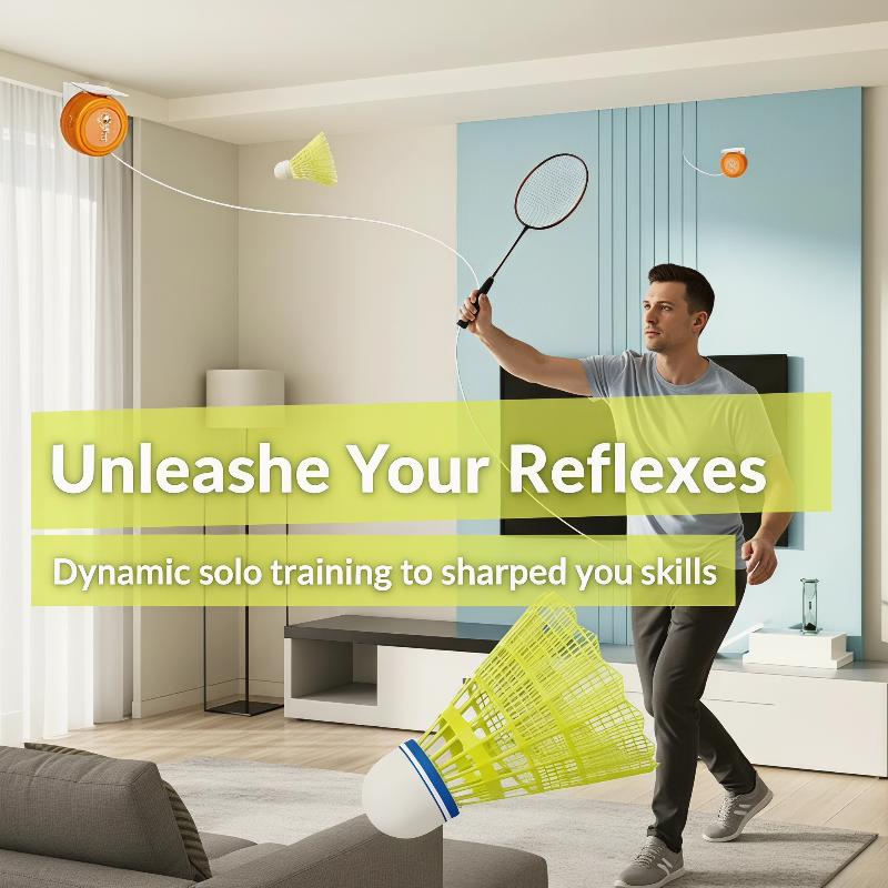 أداة تدريب البادمنتون الأوتوما - مراجعة Badminton Rebound Trainer وسعره