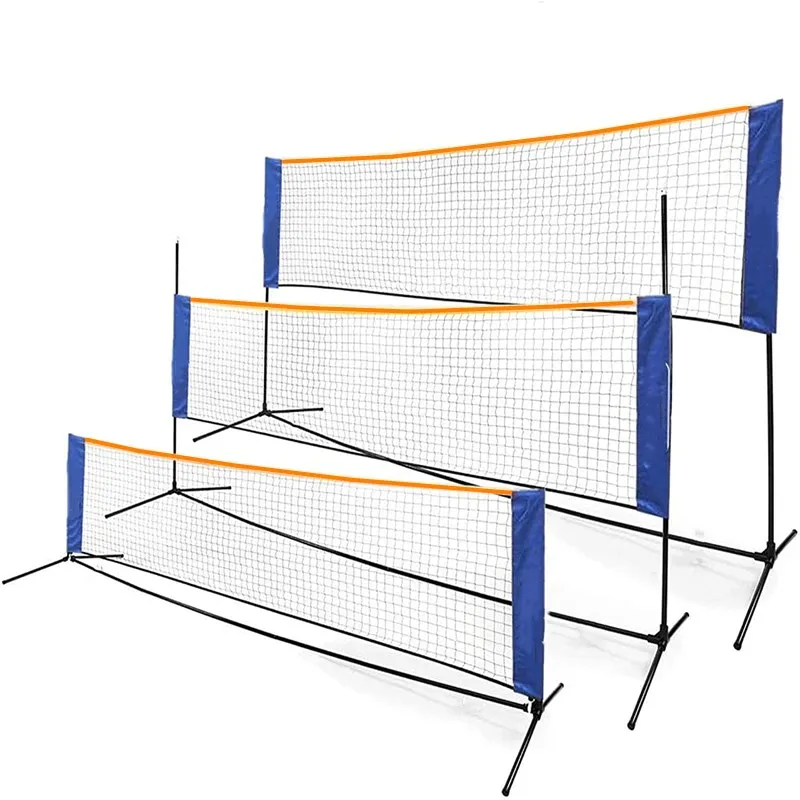 مجموعة شبكة رياضية محمولة قابل - مراجعة Badminton Rebound Trainer وسعره